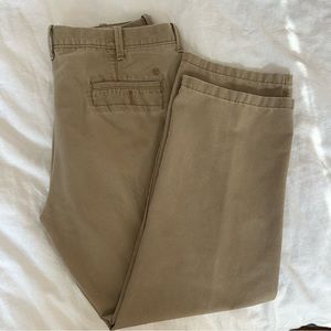 HAGGAR Life Khaki straight leg pant, flat front